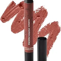 FACES CANADA Ultime Pro Matte Lip Crayon - Wrapped Up (Nude), 2.8g | 8HR Long Stay | Smooth Creamy Matte Texture | Intense Color in 1 Stroke | Hydrates With Chamomile & Cocoa Butter-picture-15