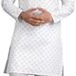 Men’s Designer Kurta Pajama Set – Ethnic Wear for Festive and Wedding Occasions_KurtasetMen_29_White-picture-22