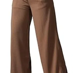 leriya fashion Women Wide Leg High Rise Trouser Pant-picture-45