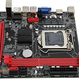 GOWENIC LGA 1155 Motherboard, ATX Desktop Motherboard, PCIe 16X DDR3 Memory VGA HD Port Multiphase Power SATA3.0, DDR3, Interface, , for PC Replacement-image-9