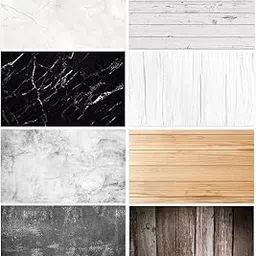 （Pack of 4） Double Sided Photography Backdrop for Food ，Flat Lay Photography Background ， Photography Props for Jewelry Cosmetics Makeup Small Parts Props（22.83X34.64 inch） (Color 2)-image-14