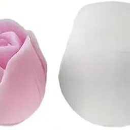 Skytail Tulip Flower Silicone Candle Mould 3D Floral Resin Casting Soap Mold for Candle Making Wax Melts DIY Resin Crafts Home Decor Candles Making Flower Candle Bouquet Cake Decoration-picture-16