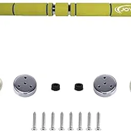 Joyfit Home Exercise Pull Up Bar | 200 KG Load Capacity | Door Safety Cap With Perfect Door Frame Fit | Chin up Bar with Easy Installation | Extra density Long Foam Grips for Upper & Lower Body Exercises for Men & Women | Adjustable (65 - 95 CM)-image-91