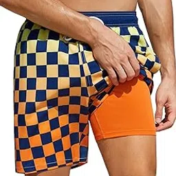 unitop Men's Board Shorts Summer Holiday Surf Trunks Quick Dry-picture-18
