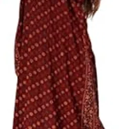 JK Creations Women's Cotton Printed Maxy/Nightwear/Nighty for Women and Girls | Women's Nightdress|Women's Night Gown-picture-10