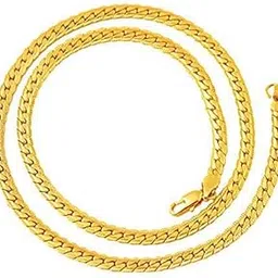 miami chain for men combo necklace for men gold chains for men neck chain for men chain for boys mens chain Stainless steel stylish long chains Locket Pendant Birthday gift golden chain fashion M429-picture-29
