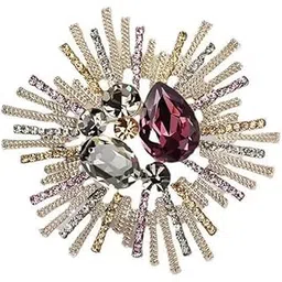 carl vinson Flowers Anti Exposure Sewing Free Coat Suit Safety Pin Brooch For Garments-picture-17