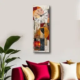 Olive Tree Wooden Wall Clock Decorative Latest Wall Clock TIK-Tok Movement Classic Clock Battery Operated Easy to Read for Room/Home/Kitchen/Bedroom/Office/School -1096-image-84