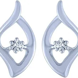 p.c. chandra jewellers Gold and Diamond Stud Earrings for Women-picture-23
