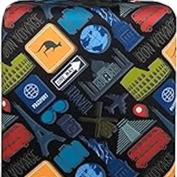 aazeem Land Travel Luggage Cover Suitcase Protector Fits | Lyirca Luggage Cover Trolley Travel Covers Washable Dust Proof Anti-Scratch Suitcase Protector | Small Size |-picture-36
