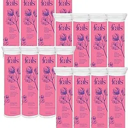 Feals Cotton Pads for Makeup Removal, 1920 Pads, 100% Natural and Gentle Cotton Pads, Ideal for Skincare Routine, Applying Face Toner, Cleaning, Cleansing, and Makeup Removal, Ideal for All Skin Types, For Eye & Face Makeup Removal, Nail Polish Removal, Pack of 16 (120 pads each)-image-39