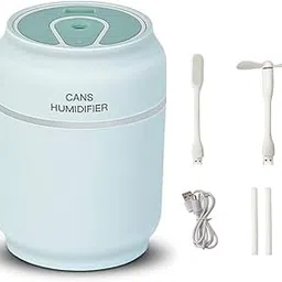 𝐃𝐫𝐮𝐦𝐬𝐭𝐨𝐧𝐞 (𝟏𝟓 𝐘𝐞𝐚𝐫𝐬 𝐖𝐚𝐫𝐫𝐚𝐧𝐭𝐲) USB Mini Humidifier with LED Glow & Cooling Fan | Quiet Mist Sprayer for Car, Bedroom, Office Desk | Portable 3-in-1 Air Comfort Device-picture-19