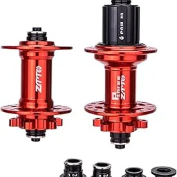 Fashion My Day Lightweight Mountain Bike Hub MTB Road Bicycle Disc Brake Hubs for HG Red-image-39