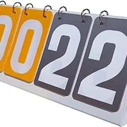 ECOMISTIQ® 4 Digits Flip Score Board Large Game for Tennis Ball Basketball Volleyball Yellow Gray|Sporting Goods |Other Sporting Goods-picture-18