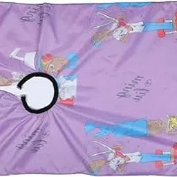 Hair Cutting Cape, Hairdressing Apron Breathable Anti Static for Barber Shop(Purple)-picture-43