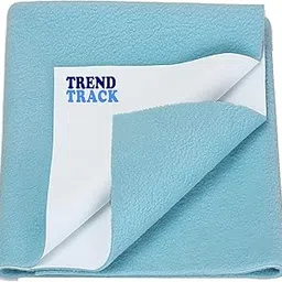 Baby Dry Sheet | Waterproof Bed Protector Mat | Breathable & Comfortable | Washable & Reusable | Medium 100 x 70 cm | Sea Blue-image-7