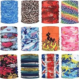 yosbabe Bandanas Face Cover Mask Neck Gaiter Headwear Cooling Sunblock Sports Scarf Neck Gaiters Outdoor Magic Headband UV Mask for Workout Yoga Running Hiking Riding Motorcycling-picture-12