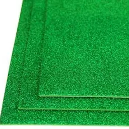 A4 Glitter Foam Sheet Sparkles Green Color, for Art & Craft, Decoration, Gift Wrapping, Scrapbooking, Craft Project, Etc (A4-20)-picture-22