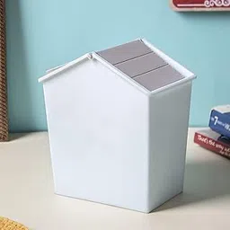 Market99 Plastic Light Blue Modern Mini Swing Dustbin | Dustbin For Bathroom, Toilet, Kitchen, Home, and Office | Garbage Bin | Trash Can for Study Desk and Principal's Office-picture-20