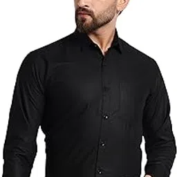 coatside Men's Formal Cotton Blend Shirt-picture-15