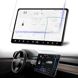 PM Auto Center Screen Tempered Glass Screen Protector Film Replacement For Tesla 2017-2025 3, 2020-2025 Y-image-2