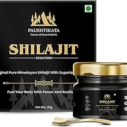 Paushtikata Pure Himalayan Shilajit Resin (Original) – 20g | 100% Natural Fulvic Acid | Energy, Strength & Stamina Booster for Men & Women | Ayurvedic Supplement-picture-33