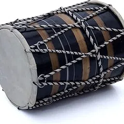 Mayur Musical 8-Inch Dholak for Kids and Babies - Authentic Indian Percussion Instrument image 1