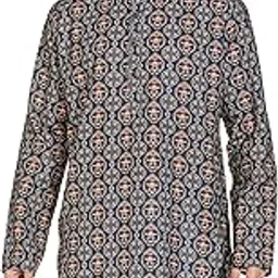 luxrio Kurta for Men Cotton Blend Printed Regular Fit-picture-13