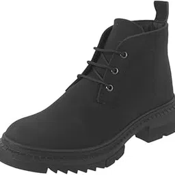 metro Women Faux Leather Block Heel Fashion Boot-picture-10