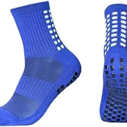 lovelux Hi-Tech Performance Athletic grip Socks for Men & Women | Crew Length, Anti-Slip Rubber Grip socks for footballers, Thick Cushion Sports Socks-picture-55