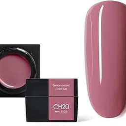 CANNI Color Mud Gel 1 Pcs 5ml Gel Polish from BELLE GAGA Color Soak Off LED Nail Gel Polis Manicure Salon DIY at Home Brush not Included (CH20-Wild Flower)-image-86