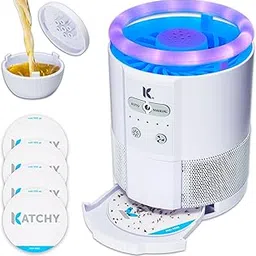 Katchy Duo Indoor Fruit Fly Trap & Mosquito Zapper, Bug Catcher with UV Light Fan & Sticky Bait Pads for Indoor Insects-picture-19