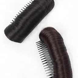 Artifice Hair Puff Bun Maker for Party Hair Style Curly Straight Hair Extension ROYAL BLACK-picture-12