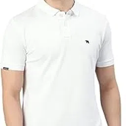 the bear house Men's Solid Slim Fit Polo Shirt-picture-50