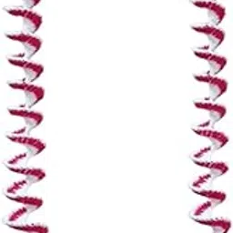 Rani Arts Handmade Wool Crochet Wall Hanging Wind Chime | Boho Decor Wind Chain for Balcony, Living Room & Bedroom (Red White)-image-78