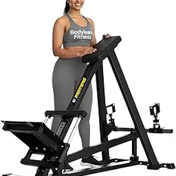 Bodylean Fitness Plate Loaded T-Bar Row Machine | Back Strength Trainer for Home & Commercial Gym | Targets Lats, Traps, Rhomboids, Rear Delts & Biceps-picture-41