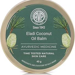 AVP Eladi Coconut Oil Balm 40g | Moisturizer for Dry Skin | Ayurvedic Cream for Deep Nourishment and Hydration | Pure Coconut Oil, Ela, Agarwood and Pearl Oyster | Paraben Free | Chemical Free-picture-23
