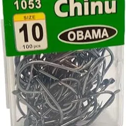 Pro Hunter Chinu Strong and Durable Fishing Hooks for Reliable Fishing Results Size - 10 (Pack of 100Pcs)-picture-31