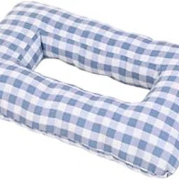 ZOOMELLA Ear Piercing Pillow Cushion Soft Ear Guard Pillow for Travel Relaxing Office Blue|Bed Pillows|Home & Garden-picture-21