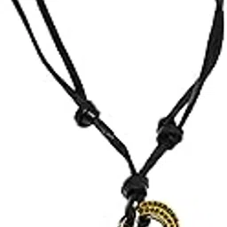 WINGS OF FAITH – 2-Inch Pure Stainless Steel Pendant with Adjustable Leather Rope for Men & Boys-image-92