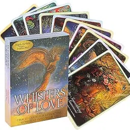 TecoKart® 50Pcs Tarot Card– Whispers of Love Oracle Cards Deck with Digital Tutorial – Tarot Cards for Spiritual Growth, Perfect for Beginners and Experts-image-11