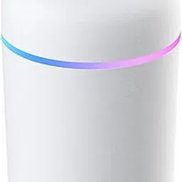 Essential Aroma Oil Humidifier for Room Fragrance & Moisture || Electric Kapoor Diffuser || Automatic Round Air Freshener Spray Can Cool Home || H20 Air Aromatherapy (White)-picture-55