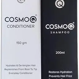 Cosmo Q Shampoo and Conditioner Combo Set | Nourishing Hair Care Duo for Smooth, Shiny & Healthy Hair | Suitable for All Hair Types (200 ml Shampoo, 150 gm Conditioner)-image-68