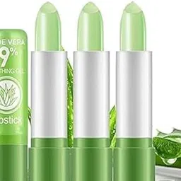Trendy Styler Aloe Vera Tinted Lip Balms PH Lip Color Changing Lipstick Balm Stain Gift Set Queen for Women Girls Korean Mood Long Lasting Color Change Light Pink Lipstick Tint Lip Balm(Pack Of 3)-picture-39
