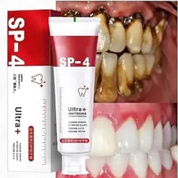 SP 4 Original Ultra Brightening Toothpaste for Teeth Whitening and Stain Removal – Advanced Enamel Protection Formula, Refreshing Mint Flavor – 50gm Tube (Pack of 1)-picture-30