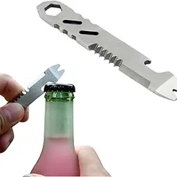 Flavizo 6 in 1 Stainless Steel Multi Tool, Portable Multitool Gadget for Camping Accessories, Hiking Survival Gear with Screwdriver, Bottle Opener, Compact Camping Tool for Outdoor Travel-image-40