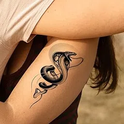 Koinstec Snake Animal Tattoo Waterproof Sticker Background Stock Temporary Body Tattoo-picture-11