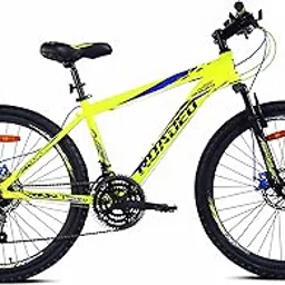 Hercules Unisex-Adult'S Roadeo A75 2018 26T 21 Speed Premium Geared Cycle (Green/Pitch Black, Wheel: 26 In, Frame: 16 Inch), Front-image-24