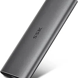 SSK Mini Portable SSD Ultra Speed External Solid State Drive USB-C USB3.1 External SSD with 420Mbps Data Transfer for Laptop,Typc C Phones and More (1TB)-image-7