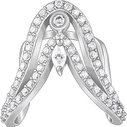 giva 925 Silver Rekha Vanki Ring,Fixed Size,Indian - 12| Gifts for Women and Girls | With Certificate of Authenticity and 925 Stamp | 6 Months Warranty-picture-58